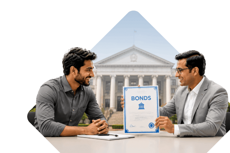 Investor discussing how to invest in Bonds via Bond Baskets with a diversified portfolio of high-quality bonds.