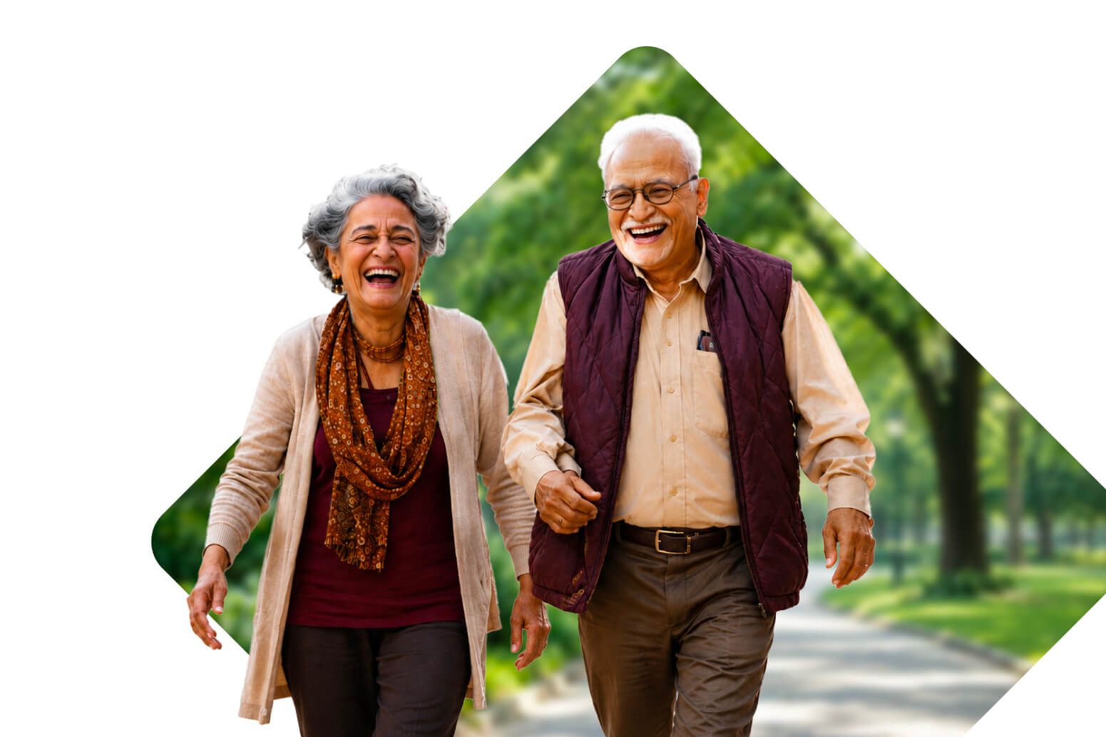 Retired couple enjoying retirement life representing long-term retirement planning through National Pension System (NPS).